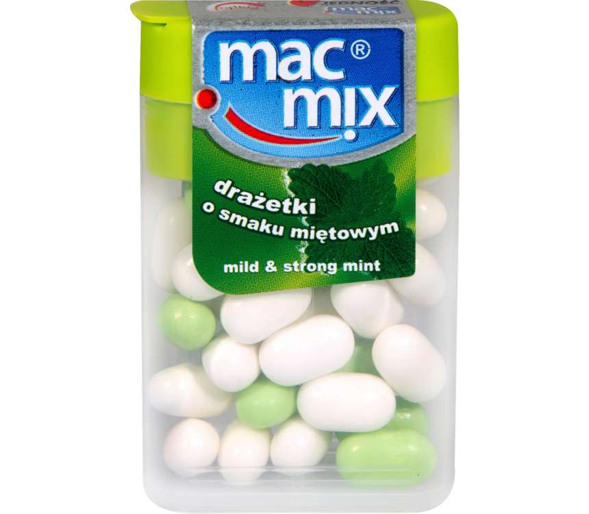 Jedność Mac Mix Drażetki owocowe-miętowe 16 g