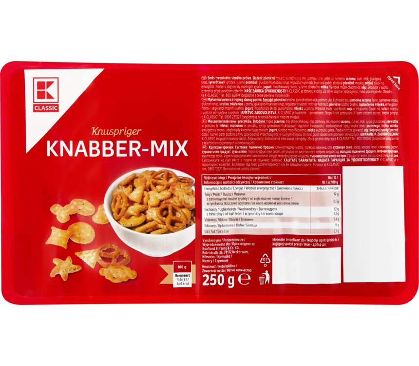K-Classic Mieszanka słonych przekąsek 250 g
