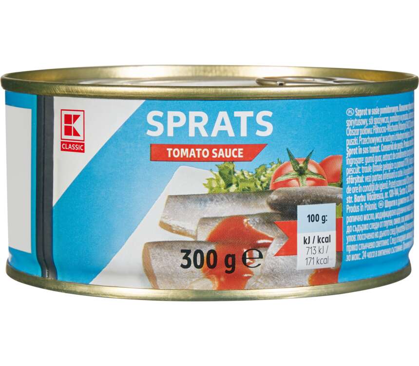 K-Classic Szproty w sosie pomidorowym 300 g