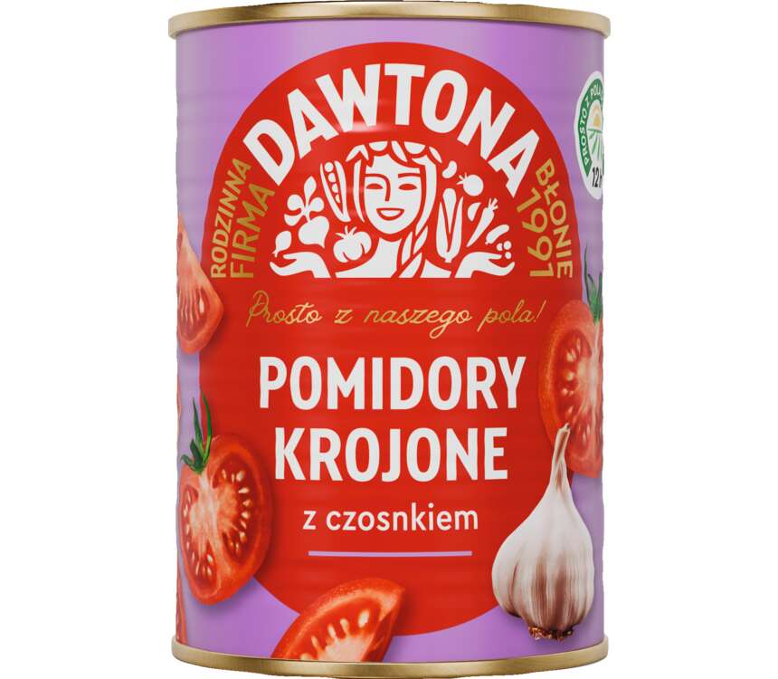 Dawtona Pomidory krojone z czosnkiem 400 g kaufland.pl