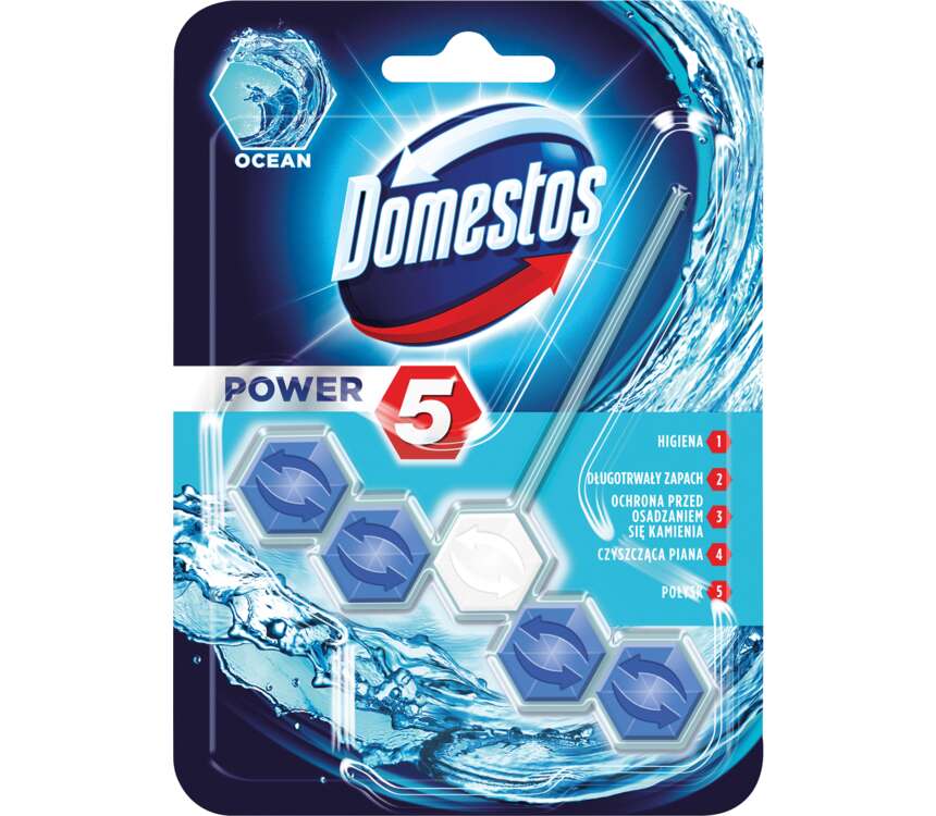 Domestos Power 5 Kostka do WC Ocean 55 g