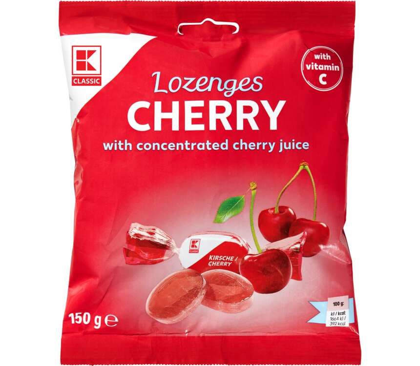 K-Classic Cukierki wiśniowo-mentolowe 150 g