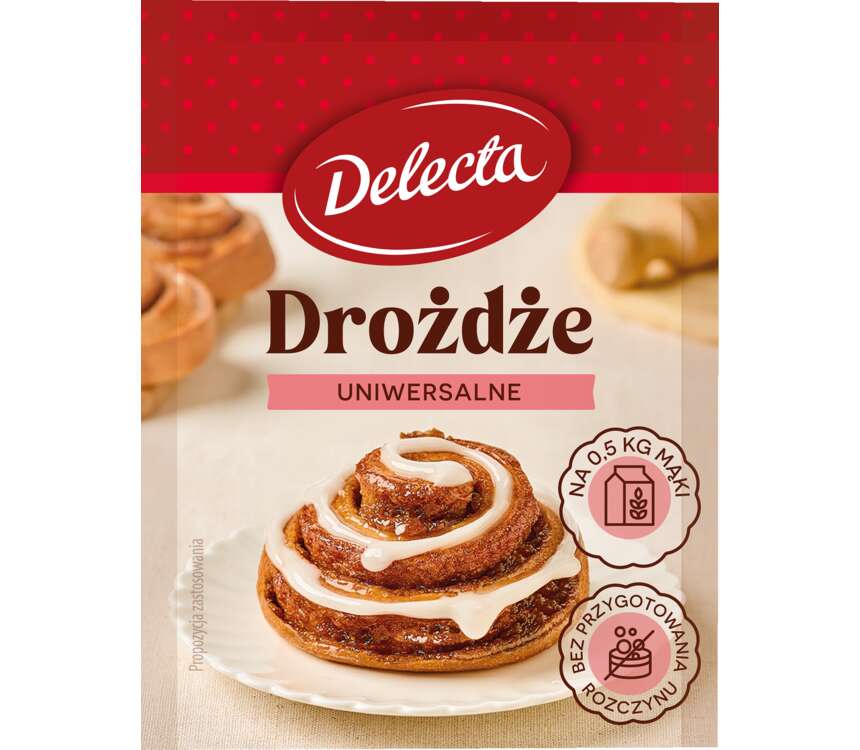 Delecta Drożdże instant  8 g kaufland.pl