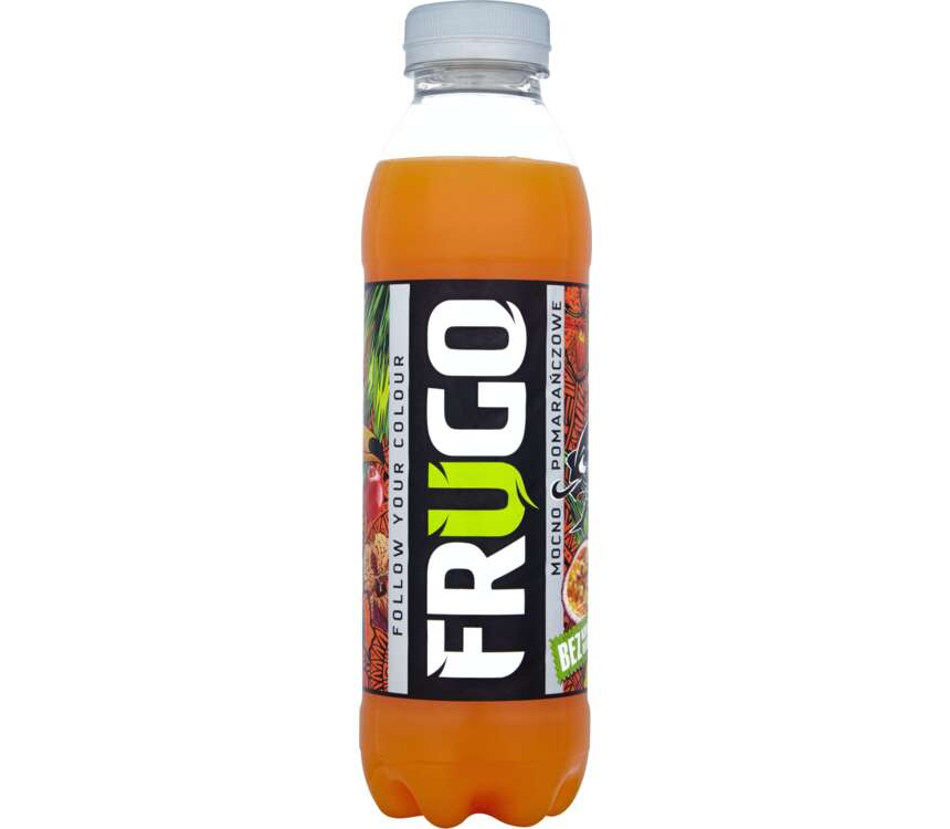 Frugo Napój wieloowocowy mocno pomarańczowe 500 ml
