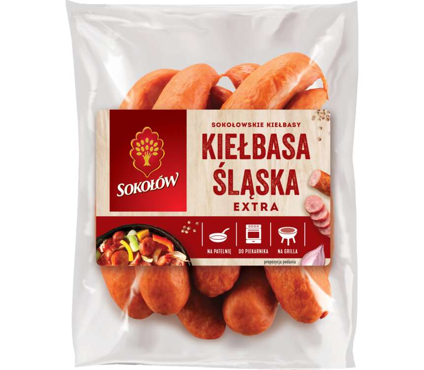 Sokołów Kiełbasa śląska extra 660 g