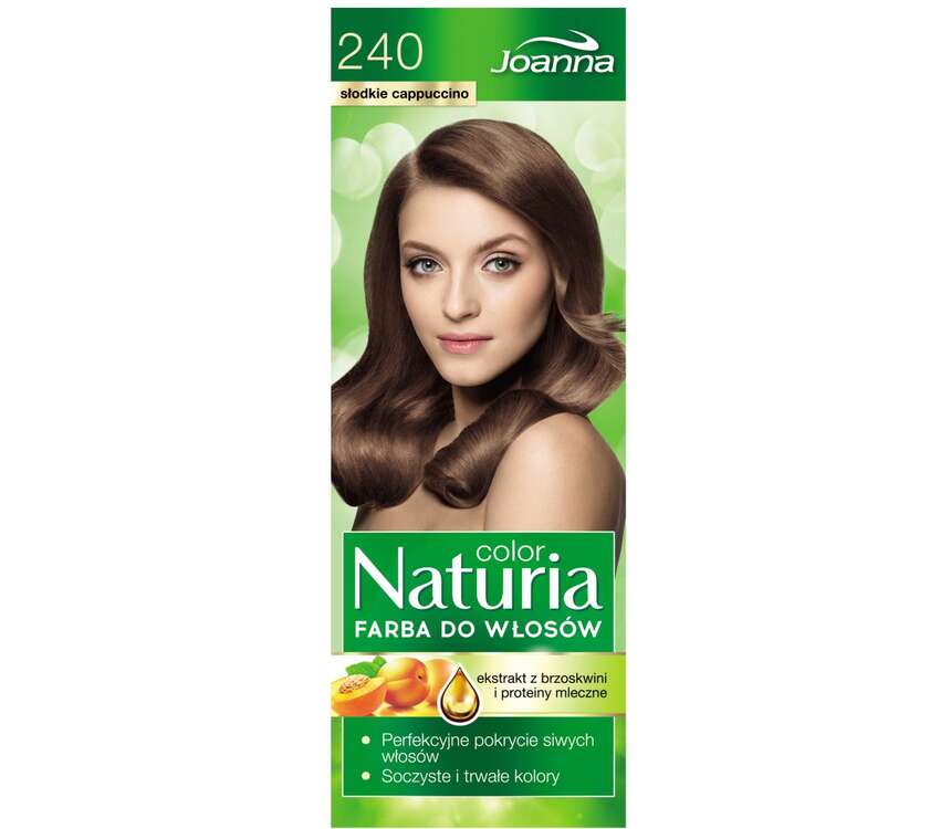 Naturia Farba do włosów słodkie cappucino240