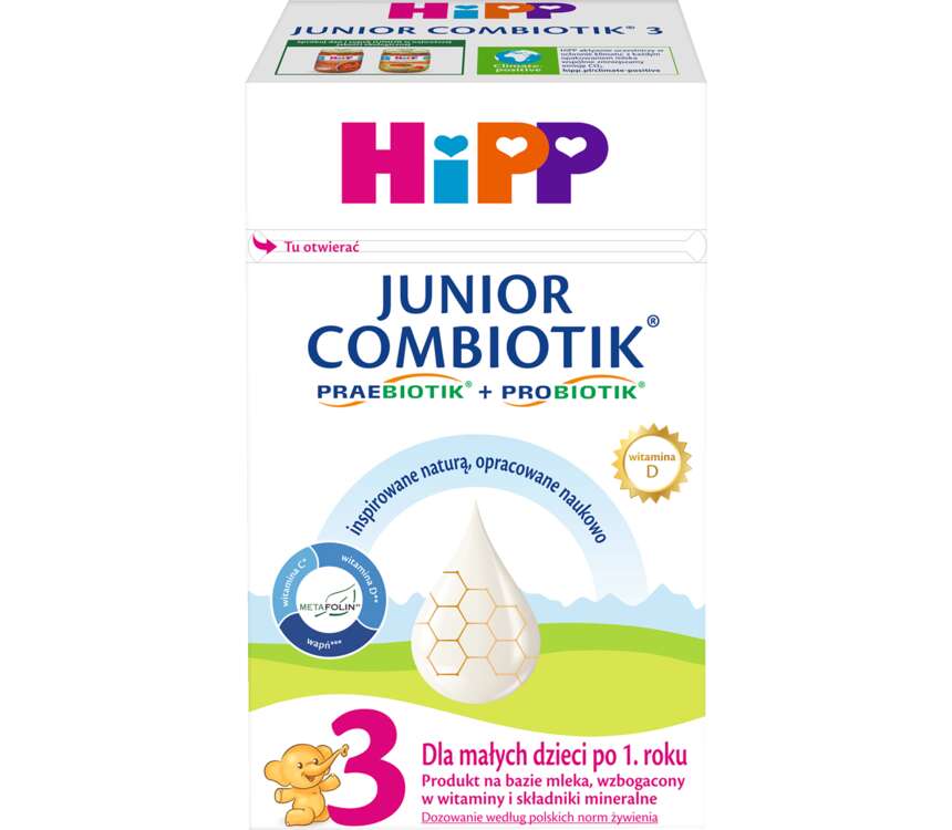 Hipp 3 Combiotik Mleko następne Junior po 1 roku 550 g