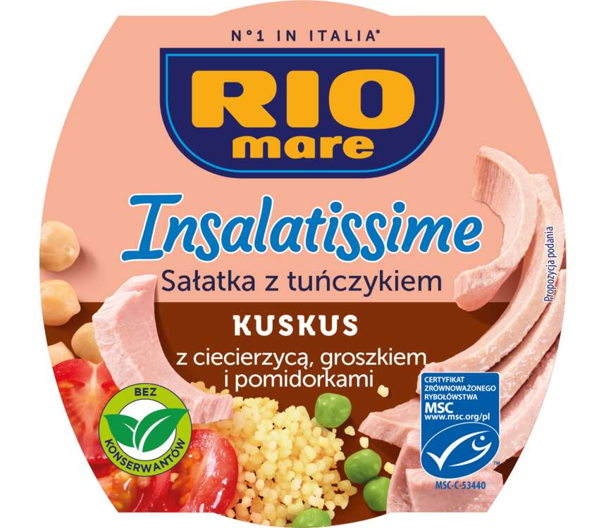 Rio Mare Sałatka z kuskusem i tuńczykiem 160g