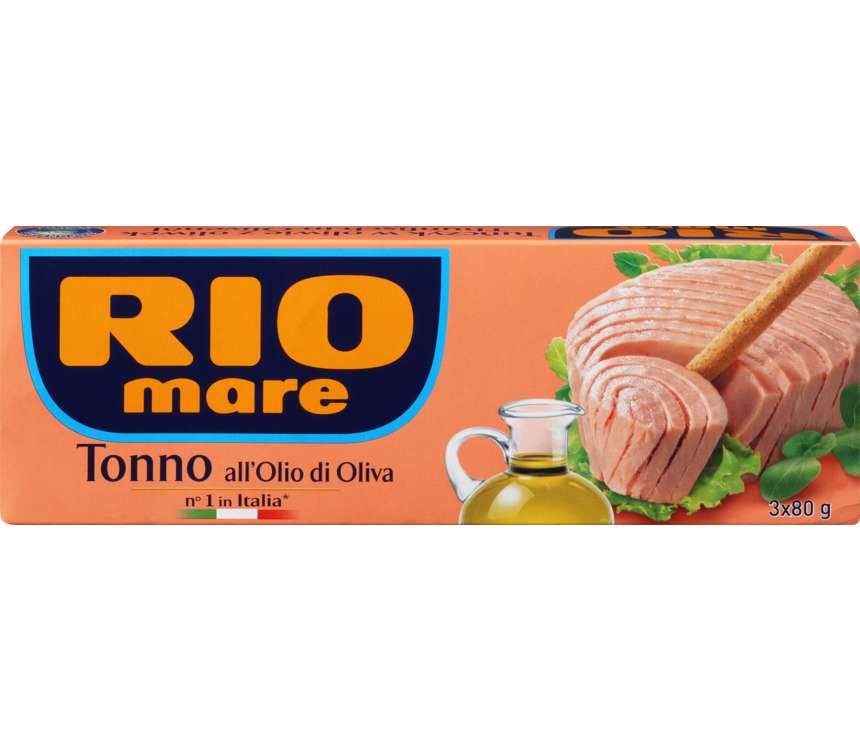 Rio Mare Tuńczyk w oliwie z oliwek 3x56/80g