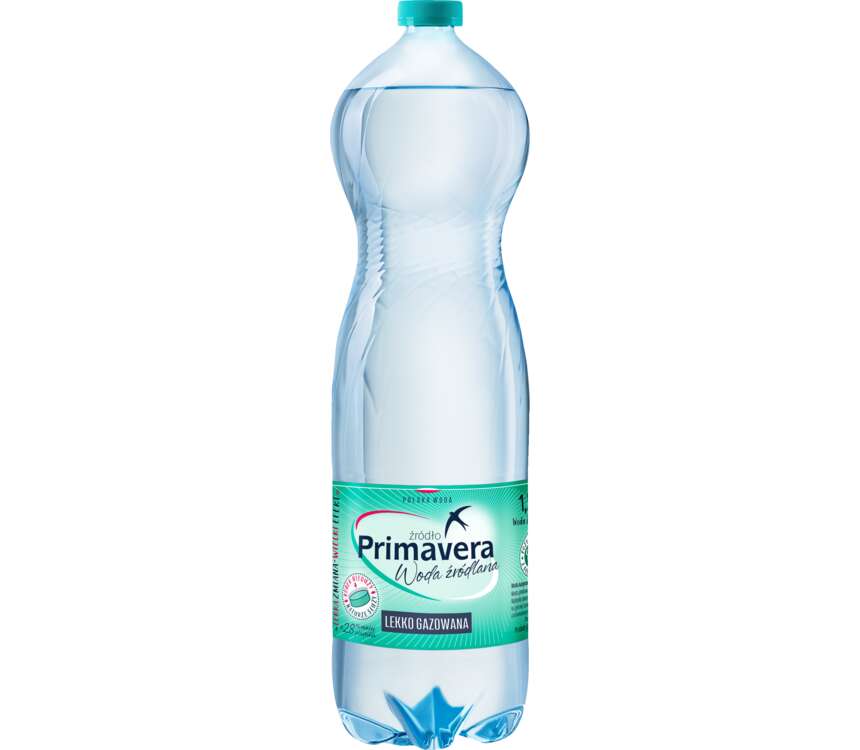 Primavera Woda źródlana lekki gaz 1,5 L