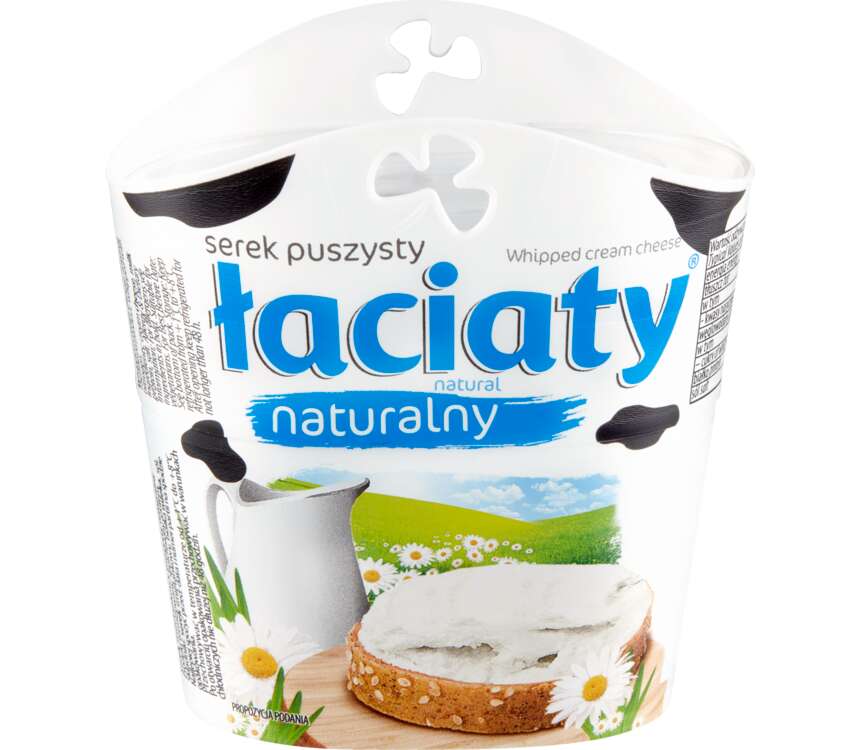 Łaciaty Serek puszysty naturalny 150 g