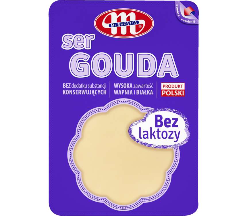 Mlekovita Ser Gouda bez laktozy plastry 150 g kaufland.pl