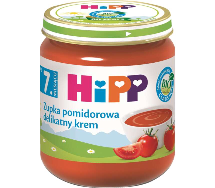 Hipp BIO 8M Zupka pomidorowa delikatny krem 200 g