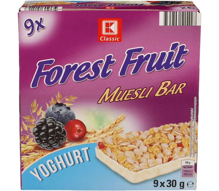 K-Classic Batony musli owoc leśny 9x30 g