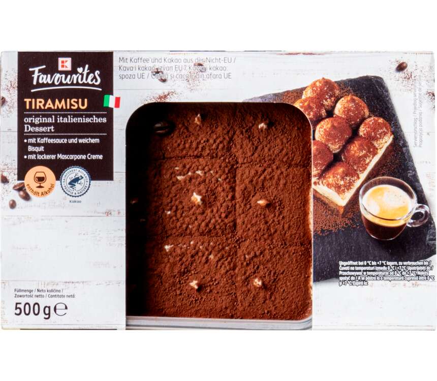 K-Favourites Deser Tiramisu z serkiem mascarpone 500 g