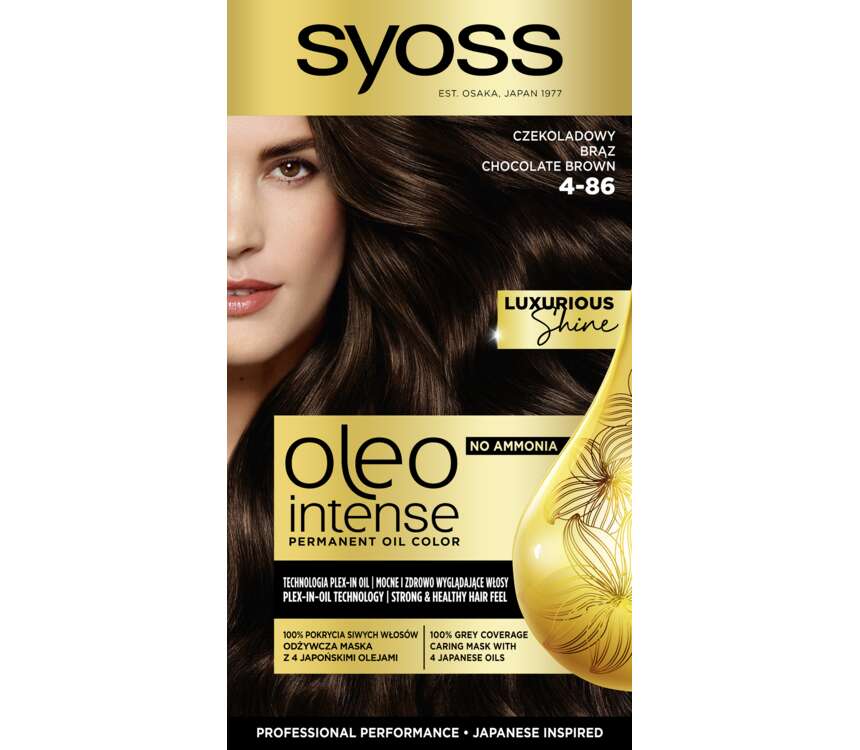Syoss Oleo Intense Farba do włosów czekoladowy brąz4-84