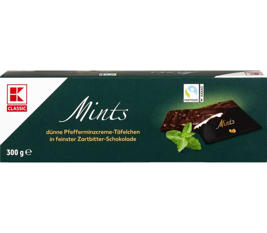 K-Classic Czekoladki miętowe nadziewane 300 g