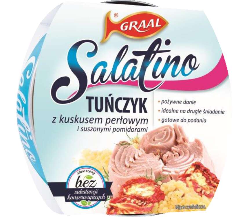 Salatino Tuńczyk z kaszą perłową 160g kaufland.pl