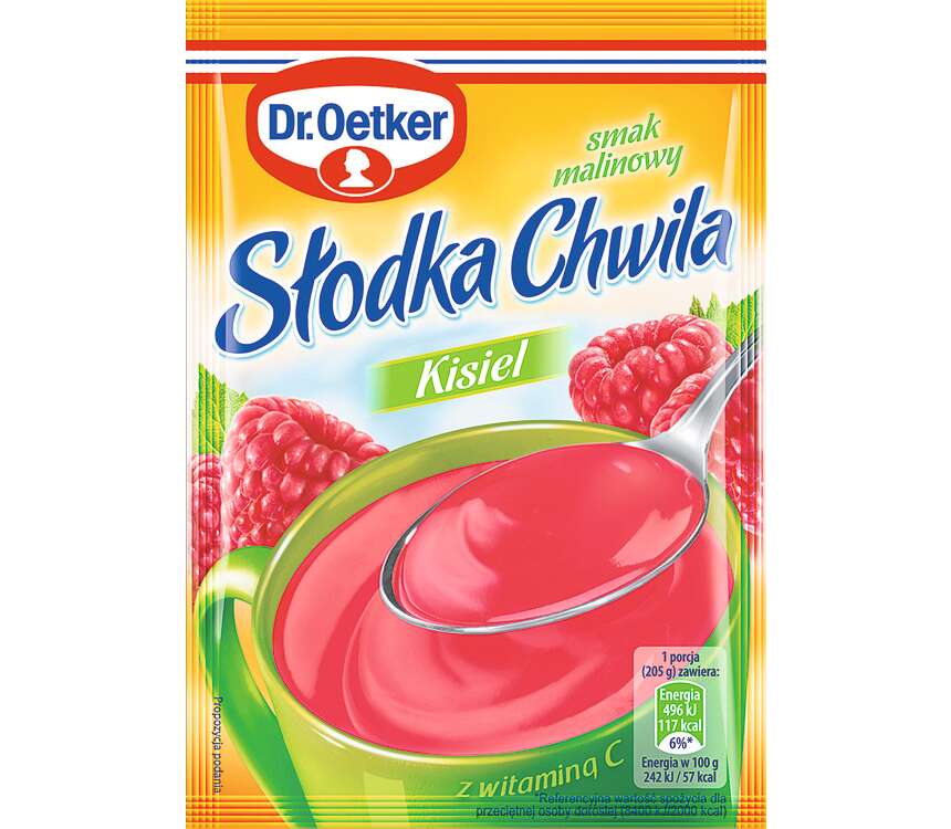 Dr.Oetker Słodka chwila kisiel malinowy 30 g kaufland.pl