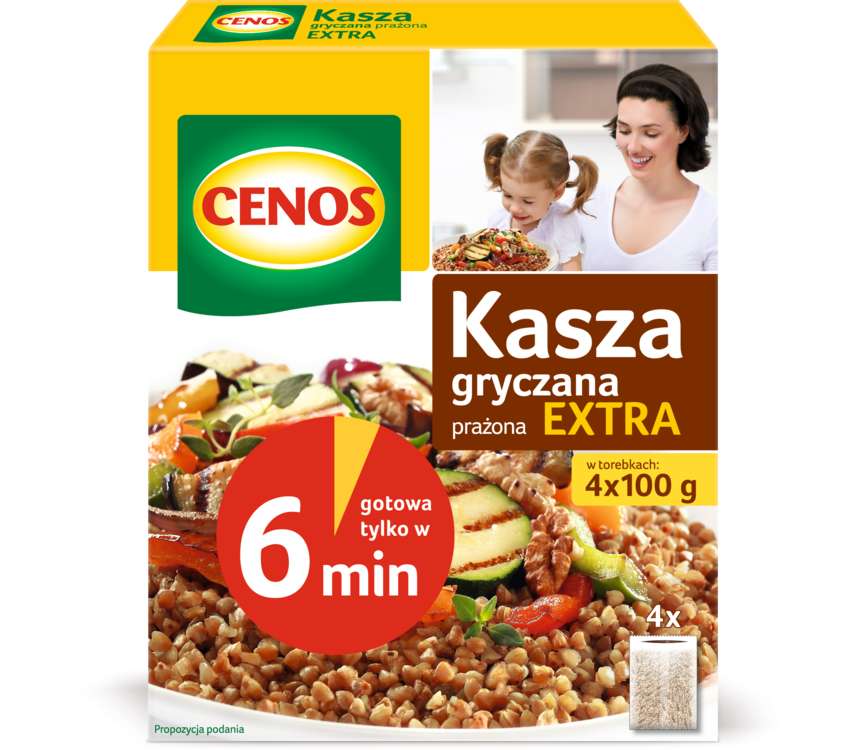 Cenos Kasza gryczana extra w 6 minut 4x100 g kaufland.pl