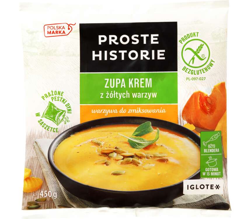 Proste Historie Zupa krem żółte warzywa 450 g kaufland.pl