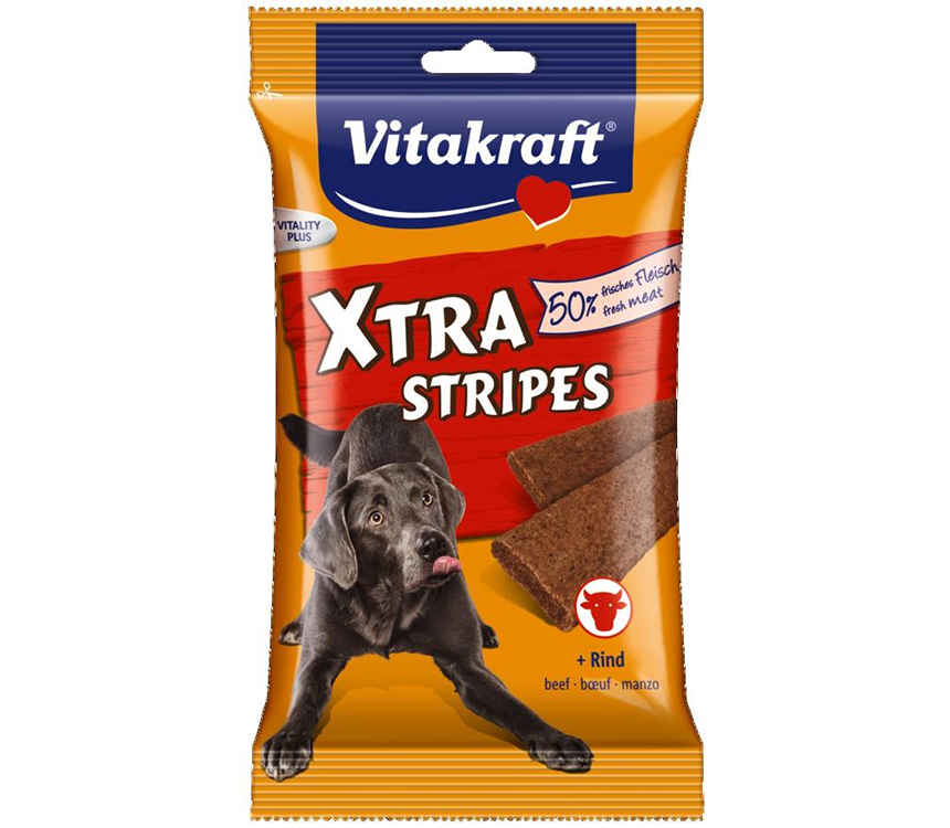 Vitakraft XtraStripe Przysmak dla psa paski z wołowiną 200 g