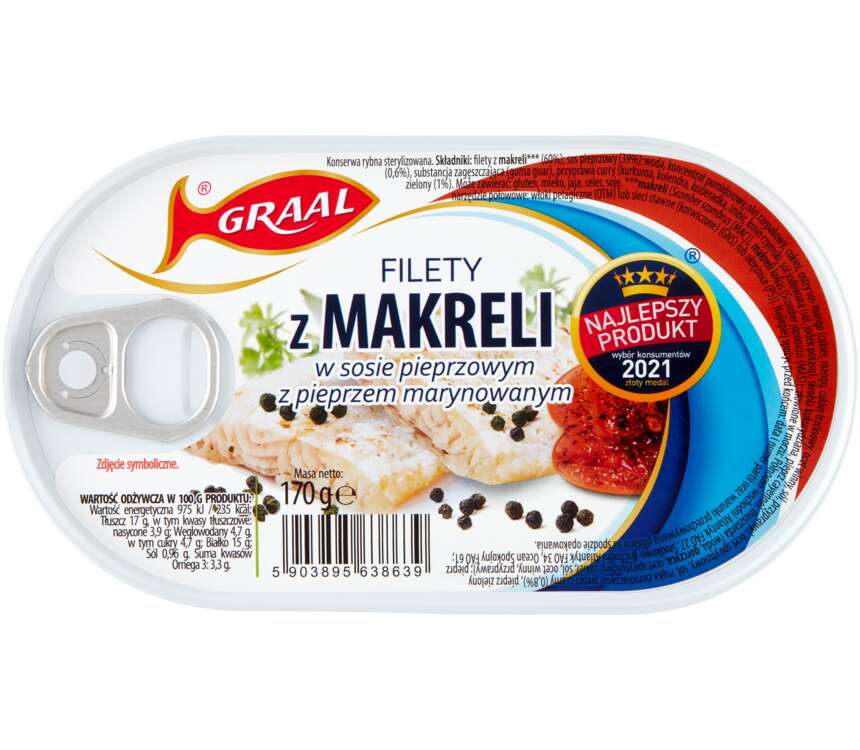 Graal Makrela w sosie chrzanowym 170 g
