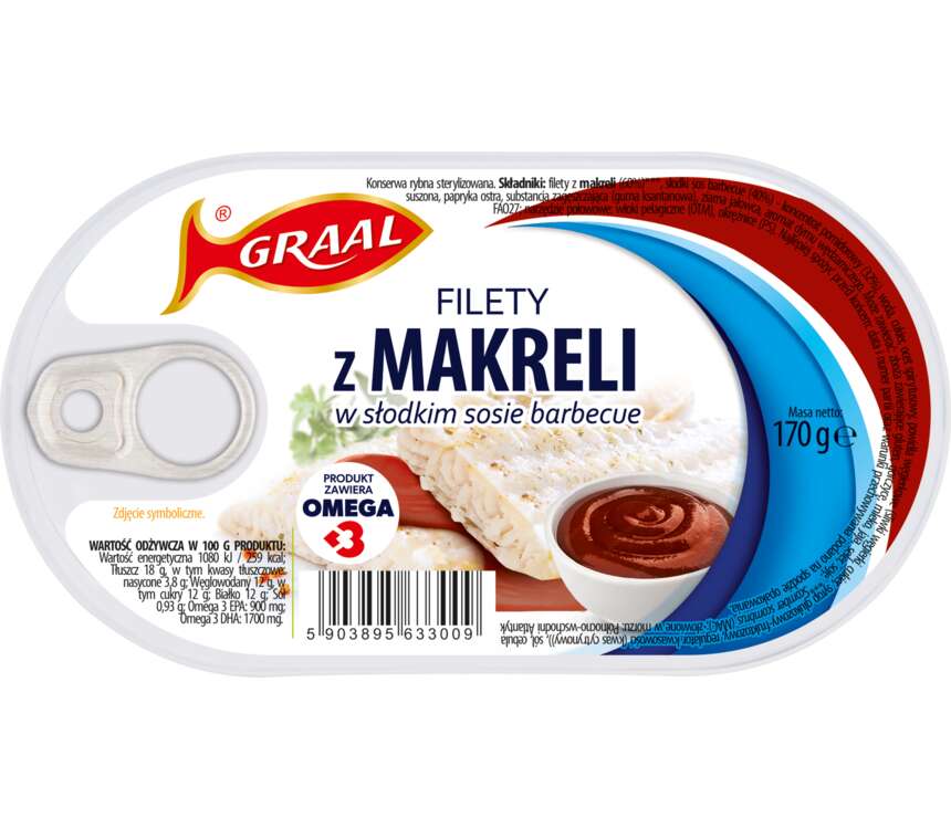 Graal Makrela w sosie Barb 170 g