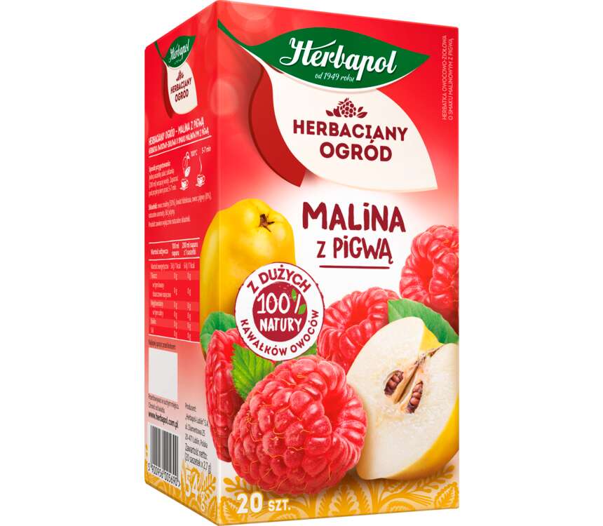 Herbaciany Ogród Herbatka owocowa malina pigwa 20x3 g kaufland.pl