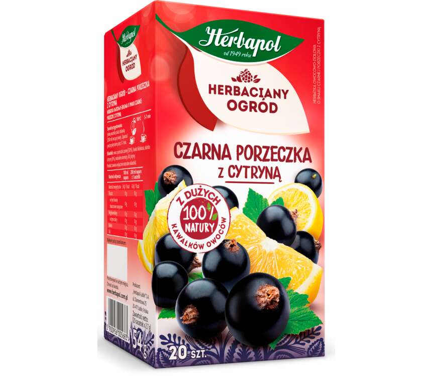 Herbaciany Ogród Herbatka owocowa porzeczka-cytryna 20x3 g kaufland.pl