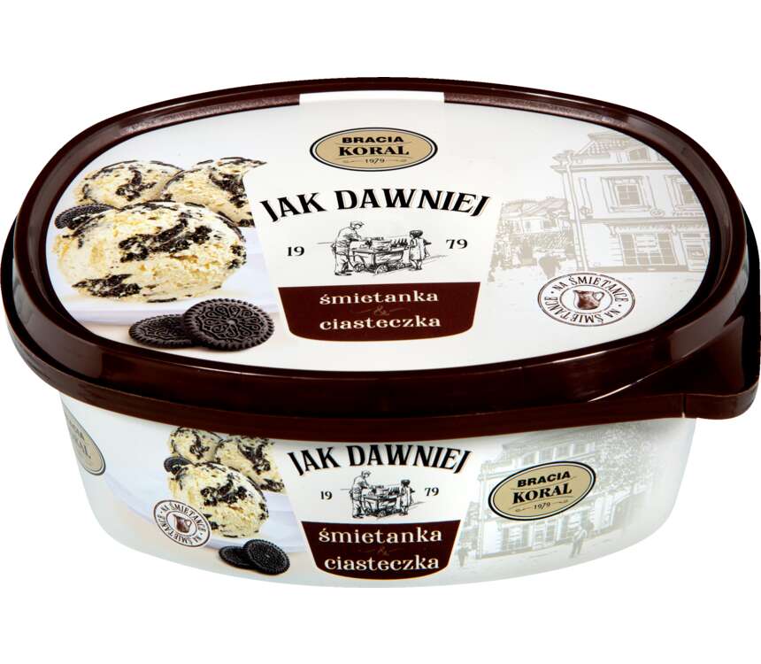 Koral Lody Jak Dawniej z ciasteczkami 900 ml