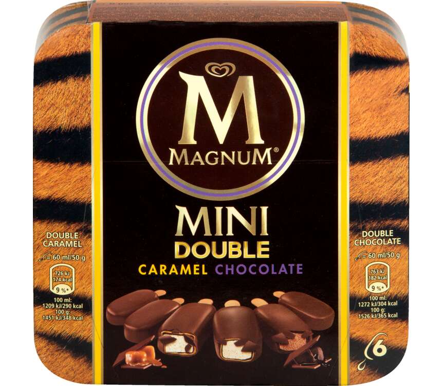 Algida Magnum mini lody double choco 6x60 ml