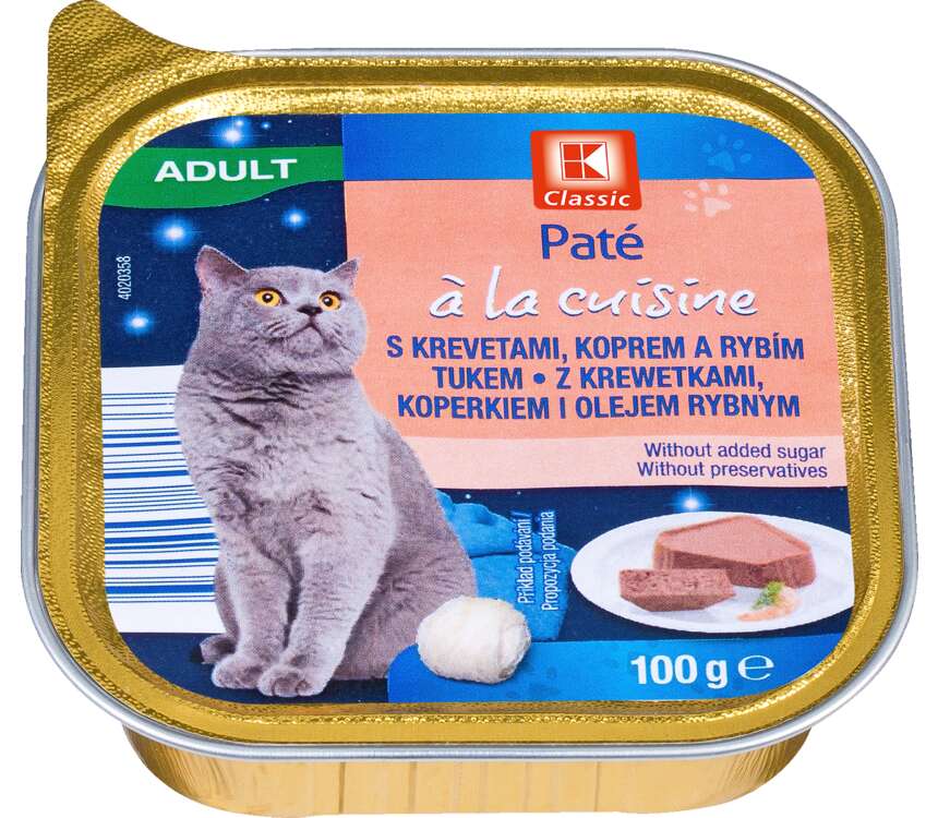 K-Classic Pokarm dla kota krewetki, koperek 100 g