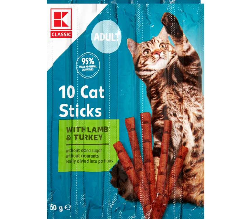 K-Classic Przysmak dla kota Sticks jagnięcina 10x5 g
