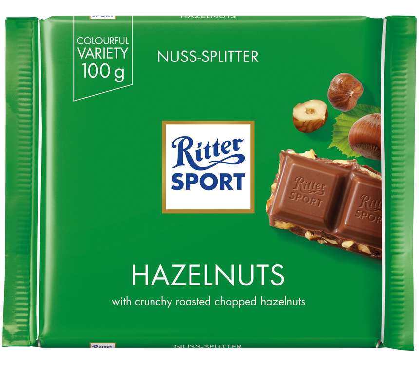 Ritter Sport Czekolada mleczna z orzeszkami 100 g