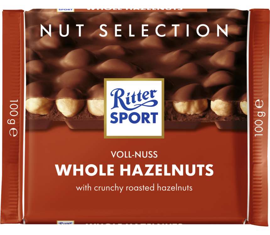 Ritter Sport Czekolada mleczna z orzechami 100 g