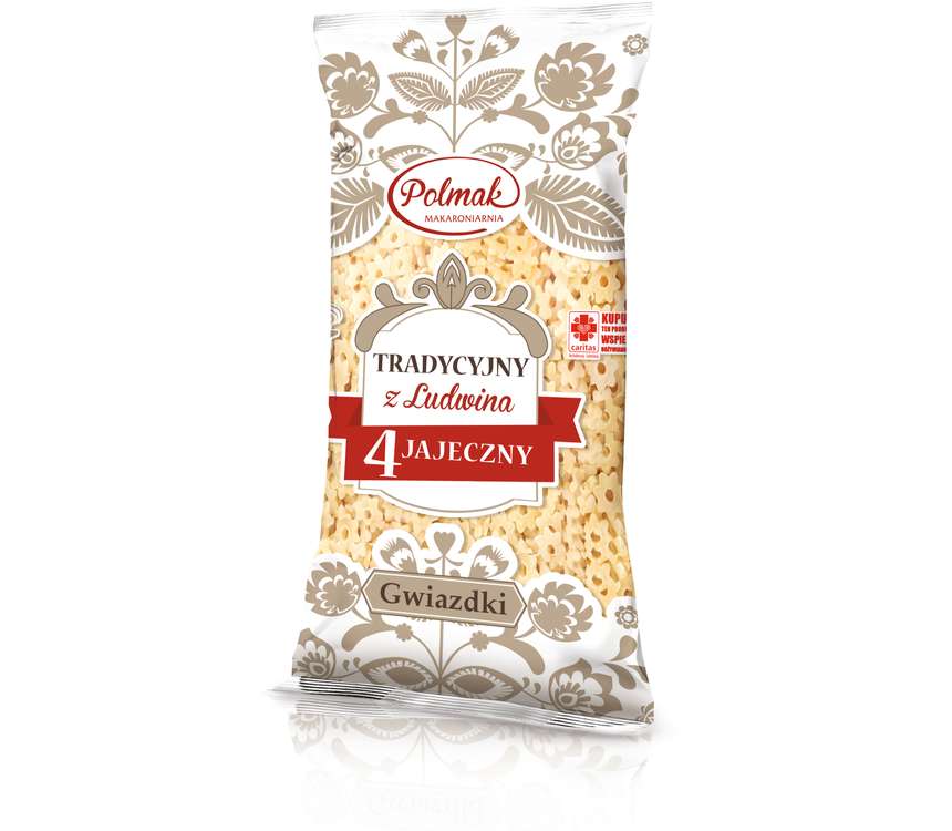 Polmak Makaron gwiazdki 4 jajeczny 250 g