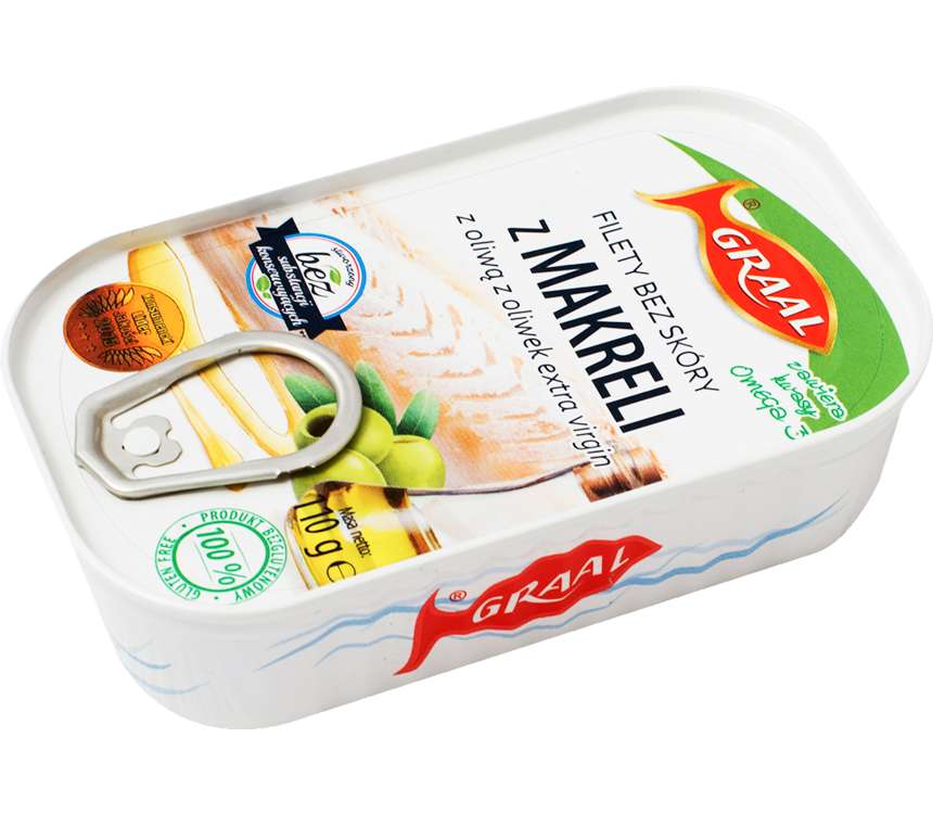 Graal Filety z makreli z oliwą z oliwek 110 g