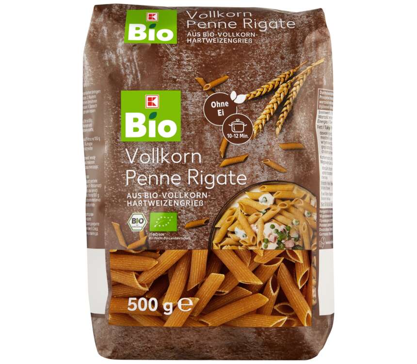 K-Bio Penne Rigate pełnoziarniste 500 g