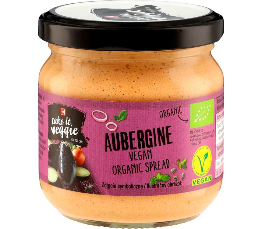 K-Take it veggie Pasta do smarowania bakłażan 180 g