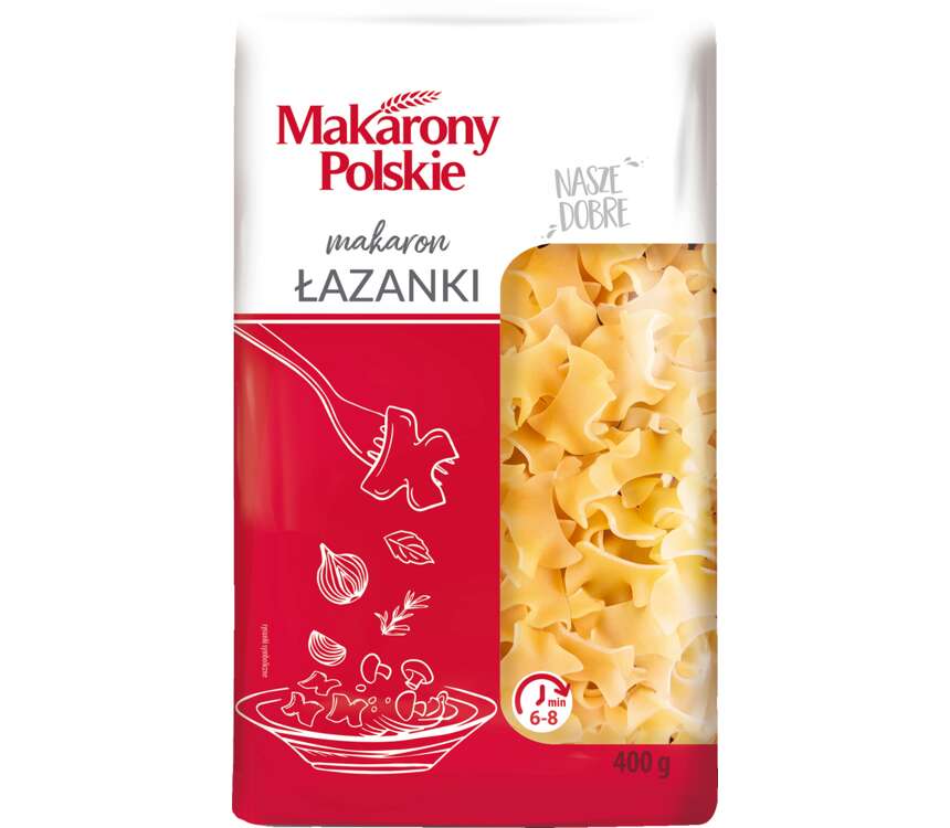Makarony Polskie Makaron łazanki 400 g