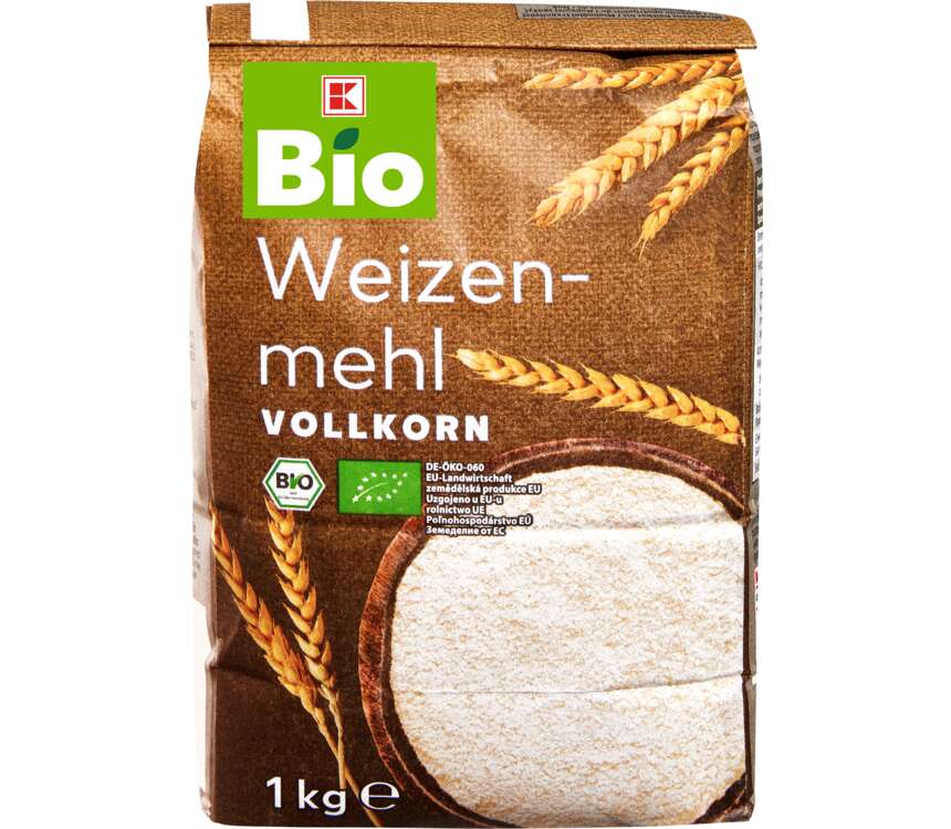 K-Bio Mąka pszenna pełnoziarnista 1 kg
