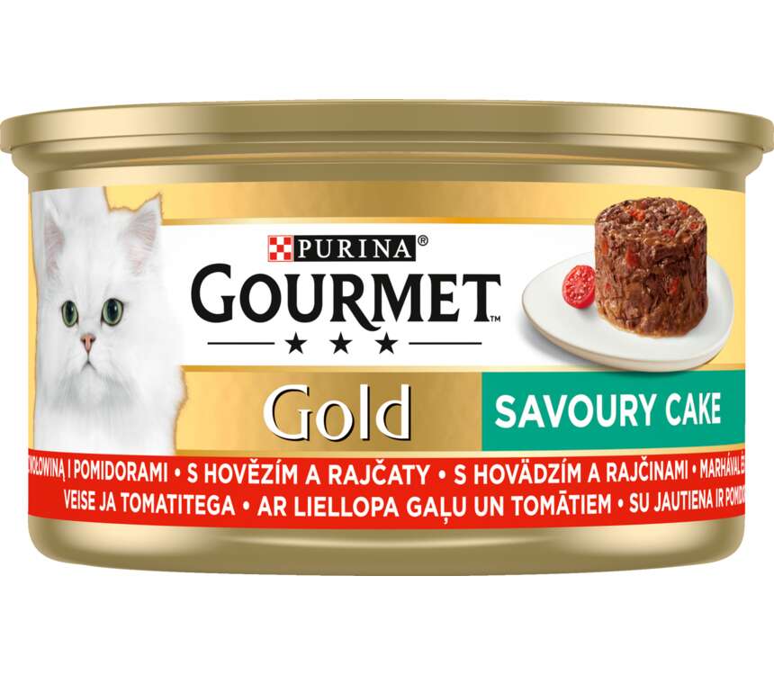 Gourmet Gold Savoury Pokarm dla kota wołowina, pomidory 85 g kaufland.pl