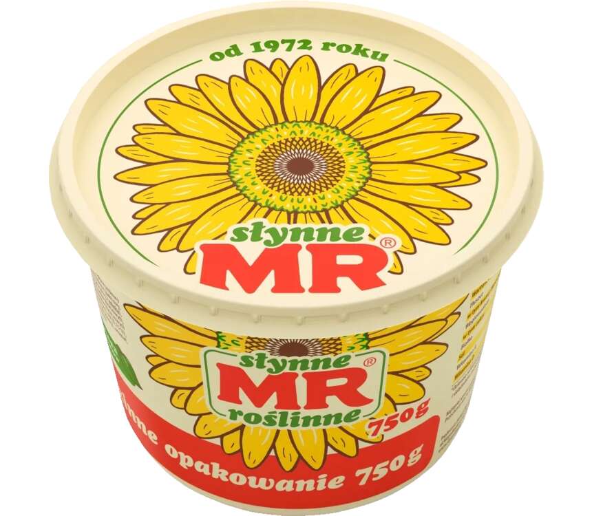 Słynne MR roślinne Margaryna  750 g