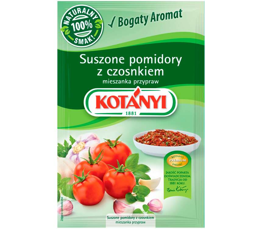 Kotanyi Suszone pomidory z czosnkiem 22 g kaufland.pl