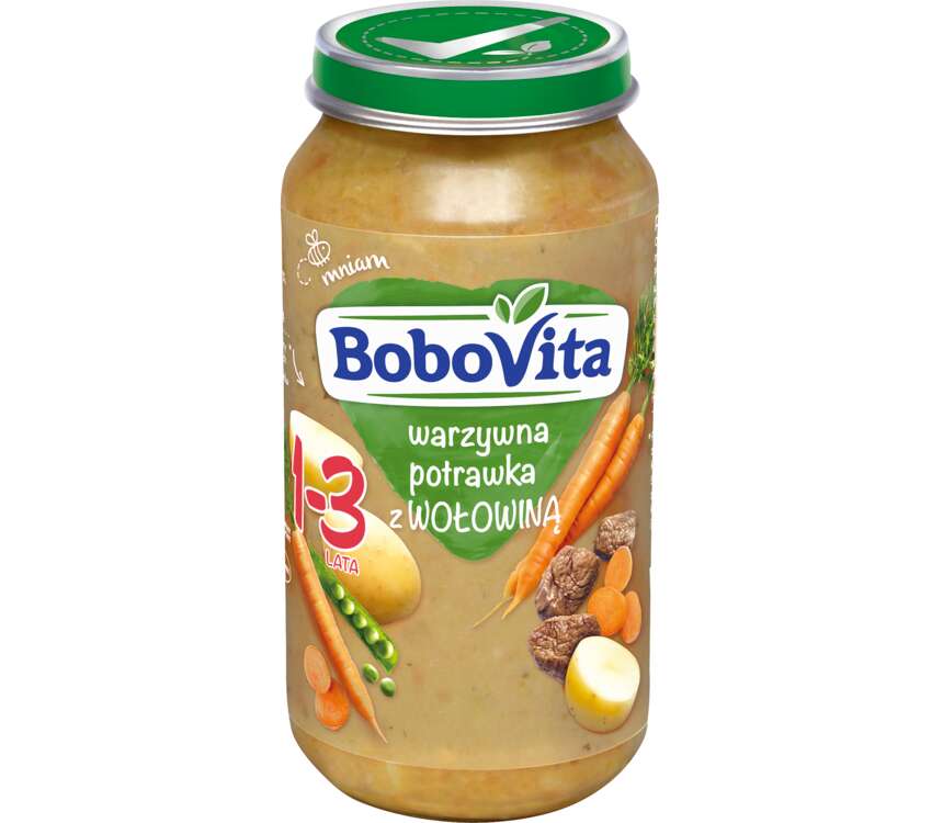 Bobovita Junior Danie dla dzieci warzywna potrawka 250 g