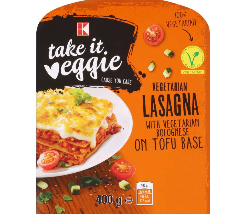K-Take it veggie Lasagne wegetariańskie 400 g