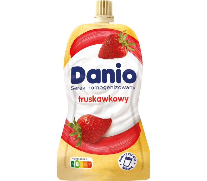 Danone Danio Serek homogenizowany saszetka, truskawkow 140 g kaufland.pl