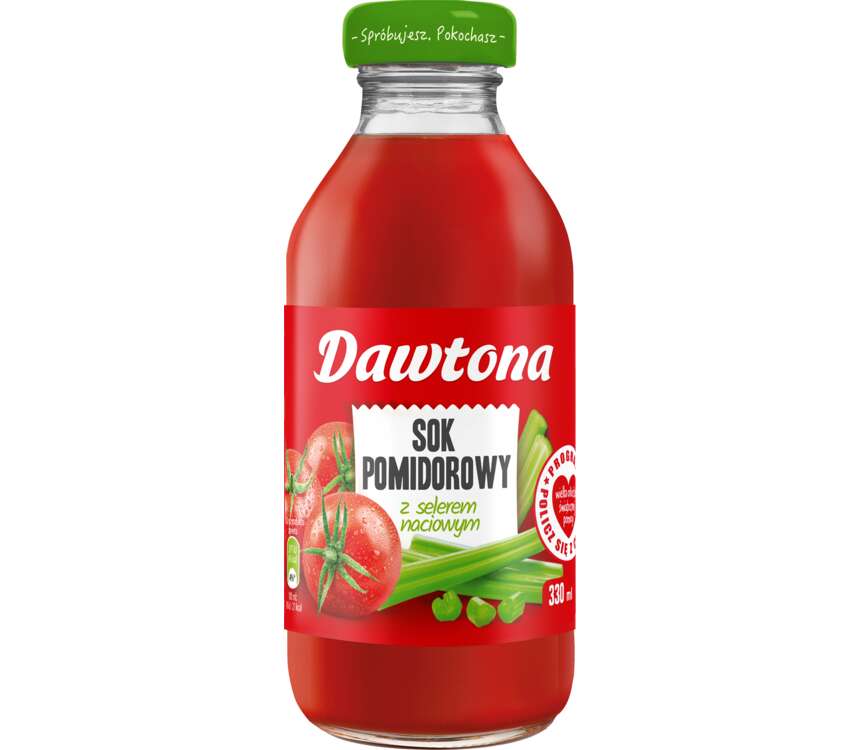 Dawtona Sok pomidorowy imbir, seler, zioła 330 ml