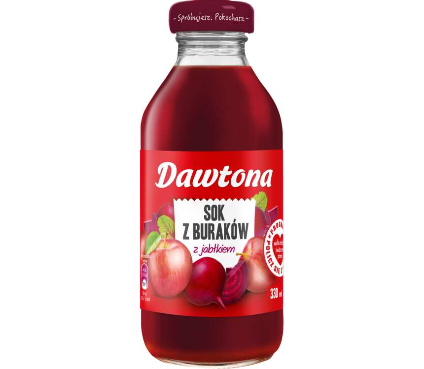 Dawtona sok z buraków z jabłkiem 330 ml kaufland.pl